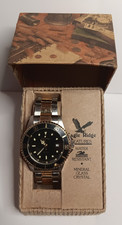 Mens Eagle Ridge Quartz Watch with Mineral Glass Crystal, not running