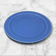 Metlox Poppytrail Vernon Early California Cobalt Blue Plates | Set of 4 | Great