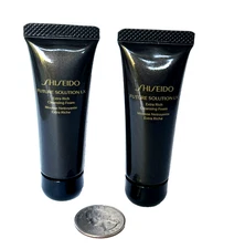 lot of 2 Shiseido Future Solution LX Extra Rich Cleansing Foam 15ml each 10/2026