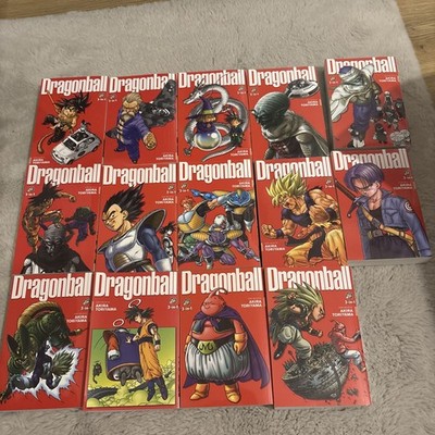 少年漫画 DRAGONBALL 3-in-1 Volume 1-42 (ENGLISH) Dragon Ball 3 In 1 Volumes 1-14 (1-42) Complete Manga English