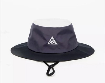 Nike ACG Bucket Hat Size L/XL Gridiron Black Cobalt Bliss White DC9088 015