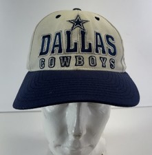 Dallas Cowboys America  s Team American Needle Snapback Hat Cream Navy NFL