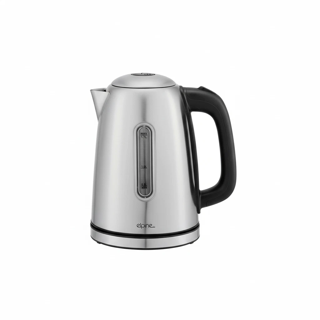 2200W 1.7L Electric Kettle Quiet Fast Boil Stainless Steel Jug Overheat Protect