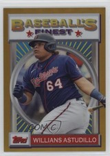 2020 Topps Finest Flashbacks Gold Refractor 43/50 Willians Astudillo #118 1dm4