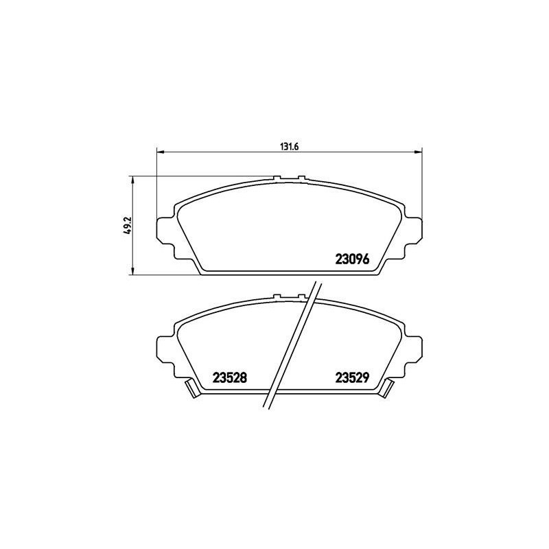Brembo Juego De Pastillas P 28 031 - Imagen 2
