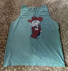 Ole Miss Rebels Tank Top Men's Large Col. Reb Lite Green