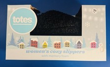 Totes Women  s Cozy Memory Foam Slippers Size Medium 7-8 New In Box