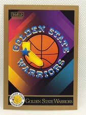 1990-91 SkyBox Basketball Golden State Warriors Team Logo Card #336 PACK FRESH!