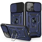 Ring Armor Stand Shockproof Case for iPhone 16 15 14 13 Pro Max