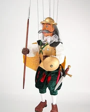 Don Quixote Marionette - Handmade Original Puppet