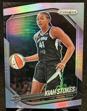 2025 Panini Prizm WNBA Kiah Stokes #58 Las Vegas Aces Silver Prizm