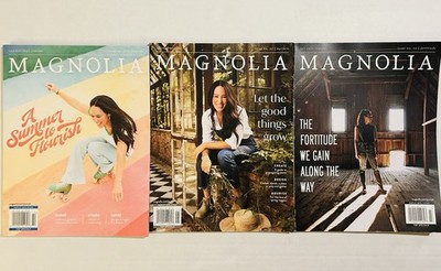 Magnolia Magazine Lot of (3) Spring '22 Summer '22 Fall 2022 Journals Iss. 22-24