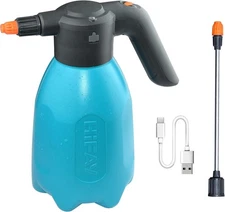 HIFAY ES2-PRO Electric Spray Bottle 2L/0.5Gallon, Rechargeable Battery Powered
