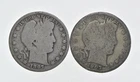 1892-1915 Lot 2 1897 1907 Barber 90% Half Dollars - Coin Collection *925