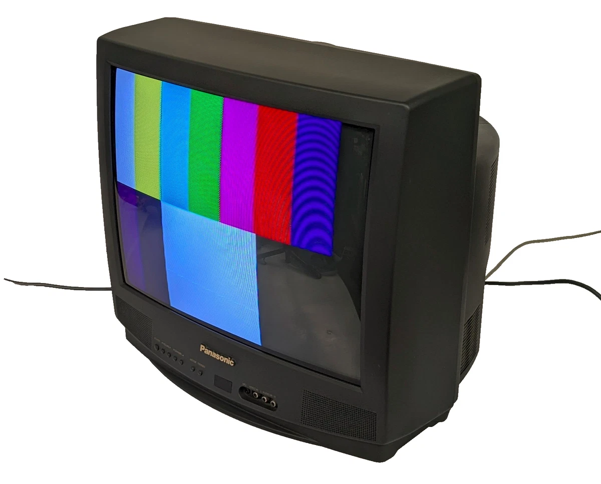 BEST カラーテレビ D14MO2 Panasonic Black CRT 20-29 in Screen TVs for Sale | Shop New & Used