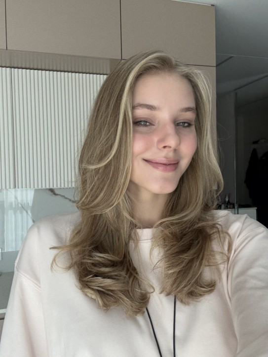 Ash Blonde Highlight  Short Bob 100% Human Hair 13x4  Lace Front Wig