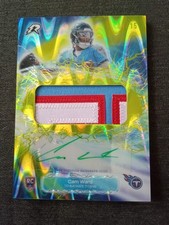2025 Topps Resurgence - Radial Rookie Relics Cam Ward #RRA-CW Lime Green...