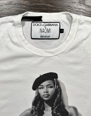 Dolce & Gabbana Naomi Campbell 2010 RARE Limited T-Shirt Ladies