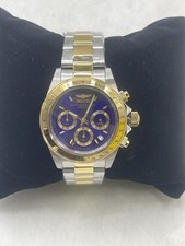 Invicta Men's 39.5mm Speedway Watch Blue/Steel/Goldtone 3644