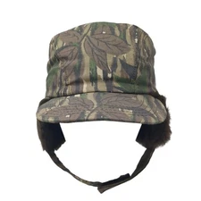Sports Afield Trapper Hat Multicolor Medium Ear Flap Camouflage Pacific