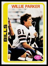 Willie Parker, 1978 Topps, #176, Buffalo Bills, RC