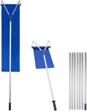 Snow Roof Rake:2024 New Upgrade 30ft Aluminum Roof Snow Removal Tool with Wheels