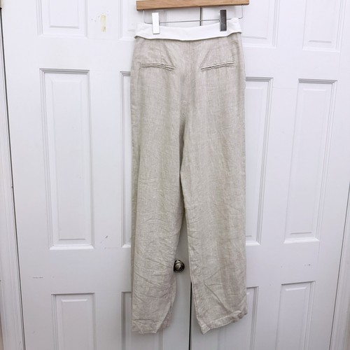 REFORMATION stevie straight-leg linen trousers - Picture 6 of 9