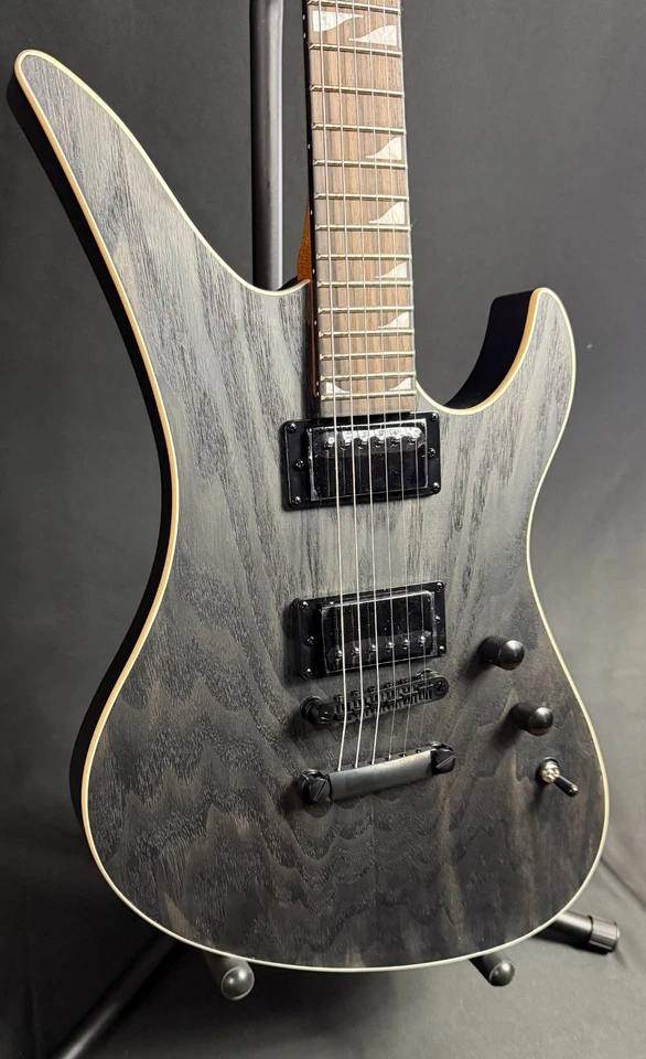Schecter Avenger Standard Electric Guitar Charcoal Satin Ash Finish - Image 4 of 4