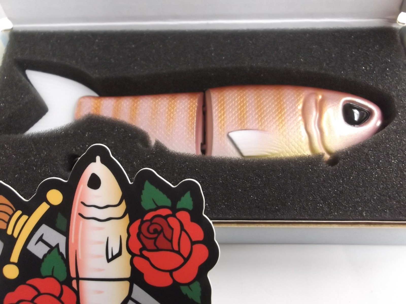 Throwback Baits Swimbait Co. Minne Glide Bait Rose Gill Limited - Image 5