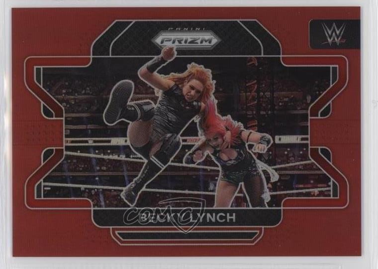 2022 Panini Prizm WWE Red Prizm 55/299 Becky Lynch #97 t1s