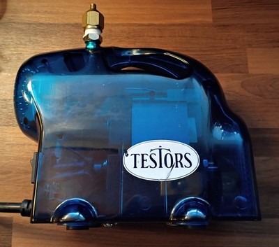 Testors Aztek AC-55 Airbrush Air Compressor - Transparent Blue -35psi Compressor