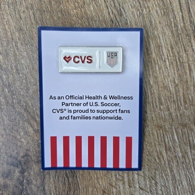 CVS FIFA World Cup Soccer USA Health & Wellness Partner Lapel Pin Limited New