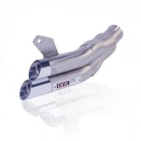 Ixil Hyperlow Endtopf Edelstahl / Endkappe Alu Suzuki SFV 650 Gladius 2009-15