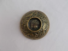 EMPTY BOWL CUP POCKET RING RINGING BRONZE PIERRE TOULHOAT QUIMPER CELTIC BIRD DECOR