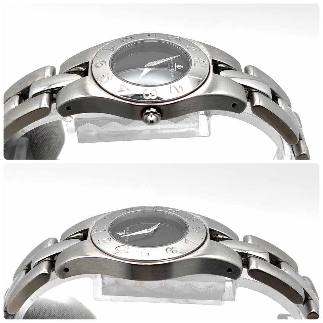 Baume & Mercier Linea Women's Quartz Watch Black Dial New Battery Used From Japa image 3