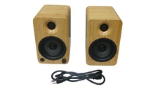 Kanto YU4 Powered Bookshelf Speakers with Bluetooth (Pair)- wood-Free Shipping
