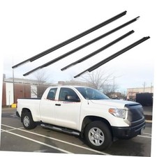Weatherstrip Window Molding Trim Compatible with 2007-2020 Tundra Double Cab