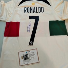 Cristiano Ronaldo CR7 Signed Autographed Portugal Jersey with COA