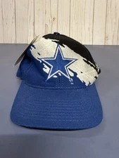 Vintage 90s Dallas Cowboys Logo Athletics NFL Pro Line Splash SnapBack Hat