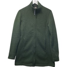 STIO Sweetwater Fleece Jacket Full Zip Heather Green Women's Size Small