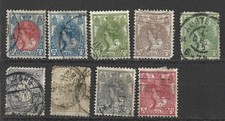 1899-23 Netherlands 2nd Queen Wilhelmina series, 7 stamps, +2