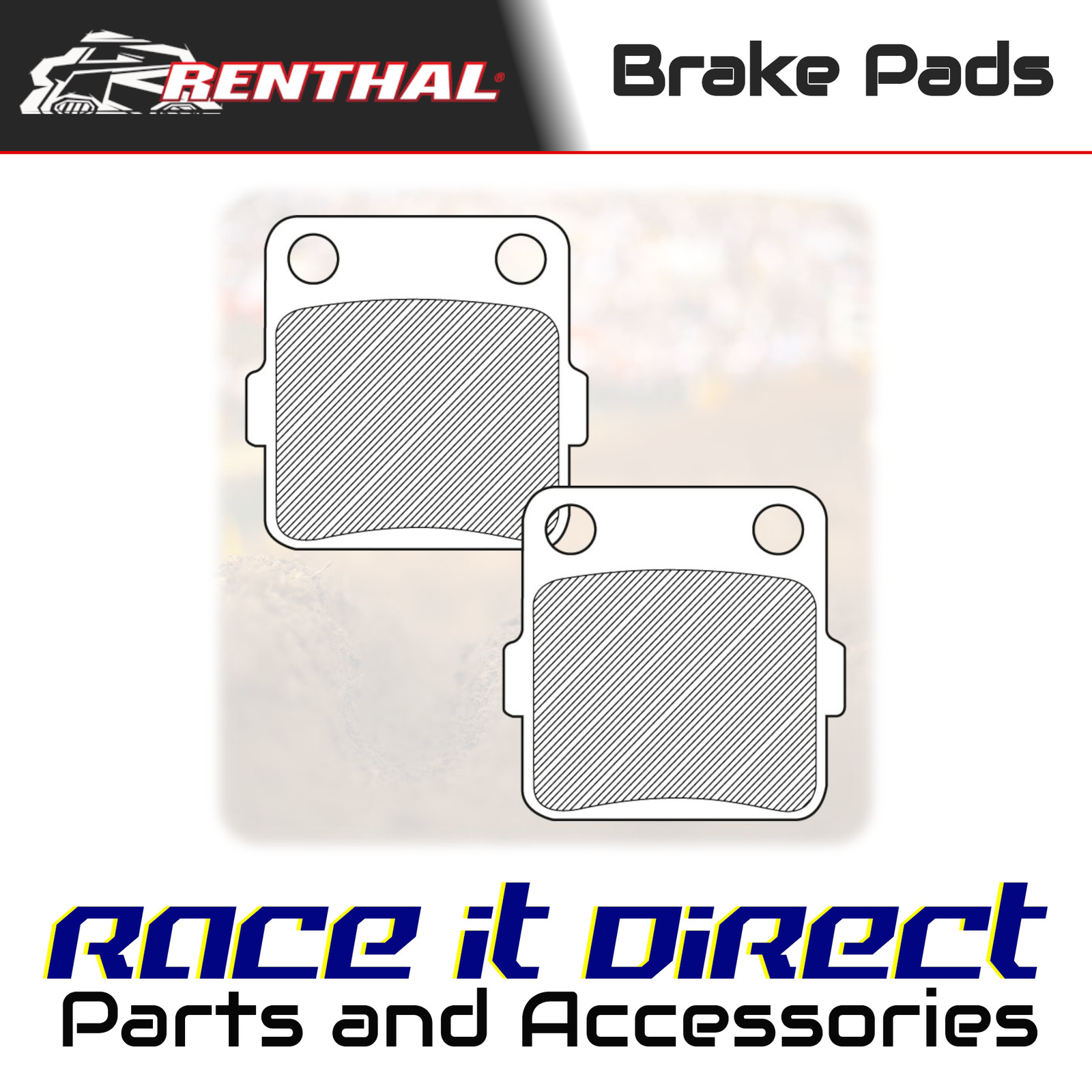 Rear Brake Pads for YAMAHA YZ 85 2019-2021 Renthal