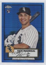 2021 Chrome Platinum Anniversary Mega Box Blue Prism Refractor Nick Madrigal s5j