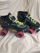Roller Skates Rock Skates GT-50 Women  s 8 Indoor Wheels Clawz Black