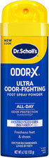 Dr. Scholl  s Odor-X Ultra Odor Fighting Foot Spray Powder 4.7 oz