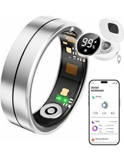 Smart Ring with Heart Rate Blood Records Sleep Health, Fitness Tracking Size 11