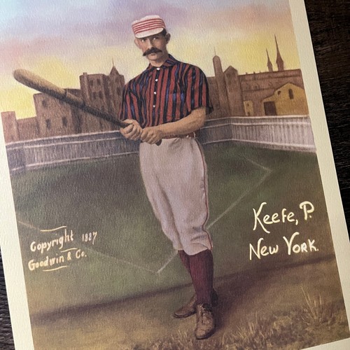 P. Keefe New York Old Judge Century of Baseball 1987 Poster V14-1 - Picture 2 of 2