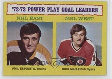 1973-74 Topps Phil Esposito Rick MacLeish #6 HOF 0g46