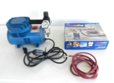 Paasche H-Set Airbrush Set with D500 Diaphragm Compressor -Tested Working