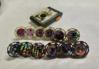 Power Rangers Spin Fighters Launcher & Tops Lot Bandai 1990s Vintage Set